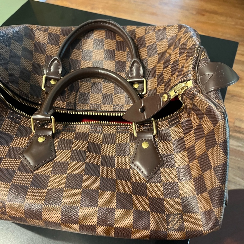 LV Speedy 35 damier ebene
